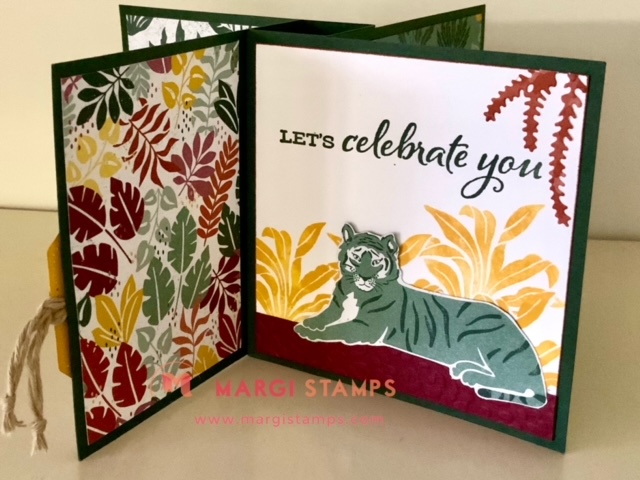 Tower Fold Card & In The Wild Suite by Stampin’ Up!