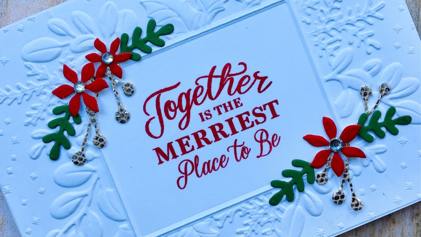 Merriest Moments Bundle & Painted Christmas Paper