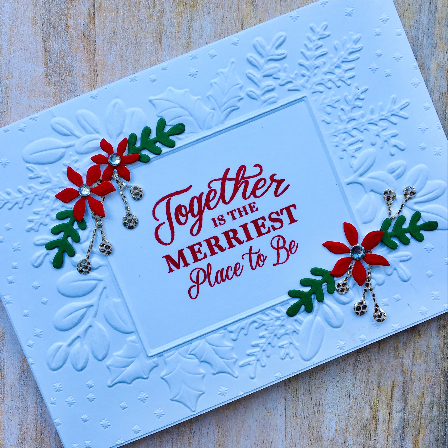 Merriest Moments Bundle & Painted Christmas Paper