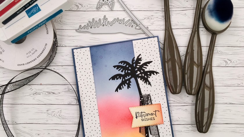 Paradise Palms & Colouring with Blending Brushes