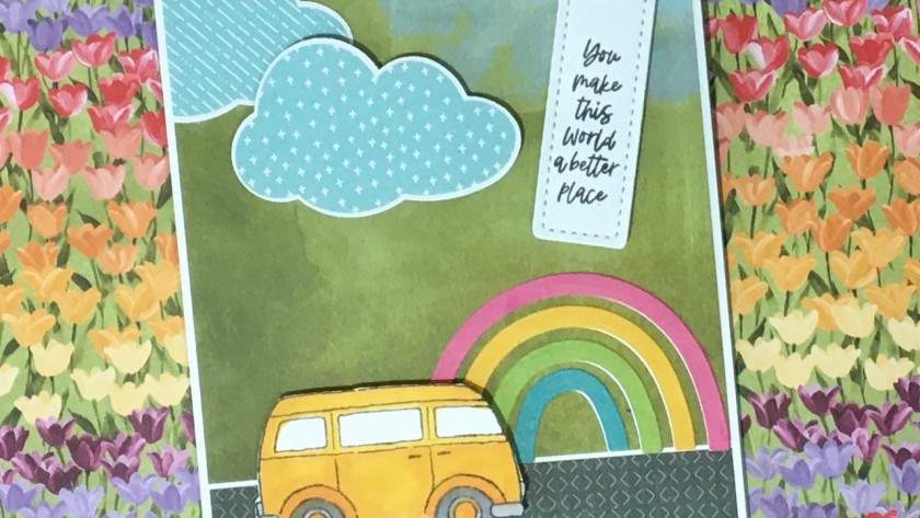 Sale-a-Bration Sunshine & Rainbows Paper with Driving By
