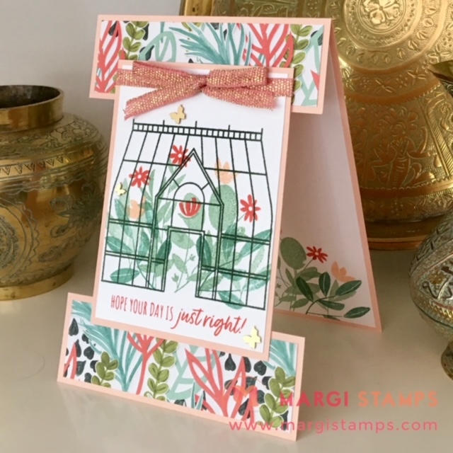 Garden Greenhouse Fancy Fold Card